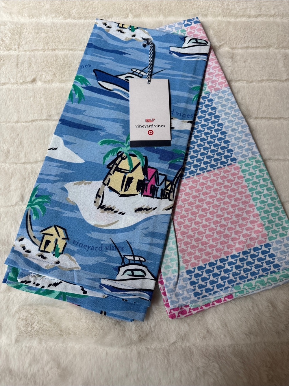 Vineyard Vines x Target Kitchen Towel Set of 2 NWT